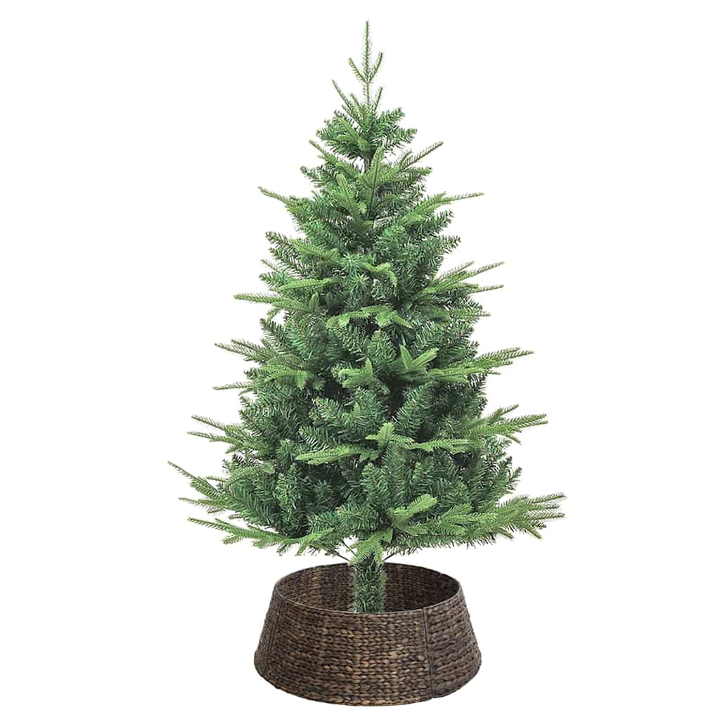 Weihnachtsbaumkragen Schwarz 60 x 60 x 22 cm Wasserhyazinthe
